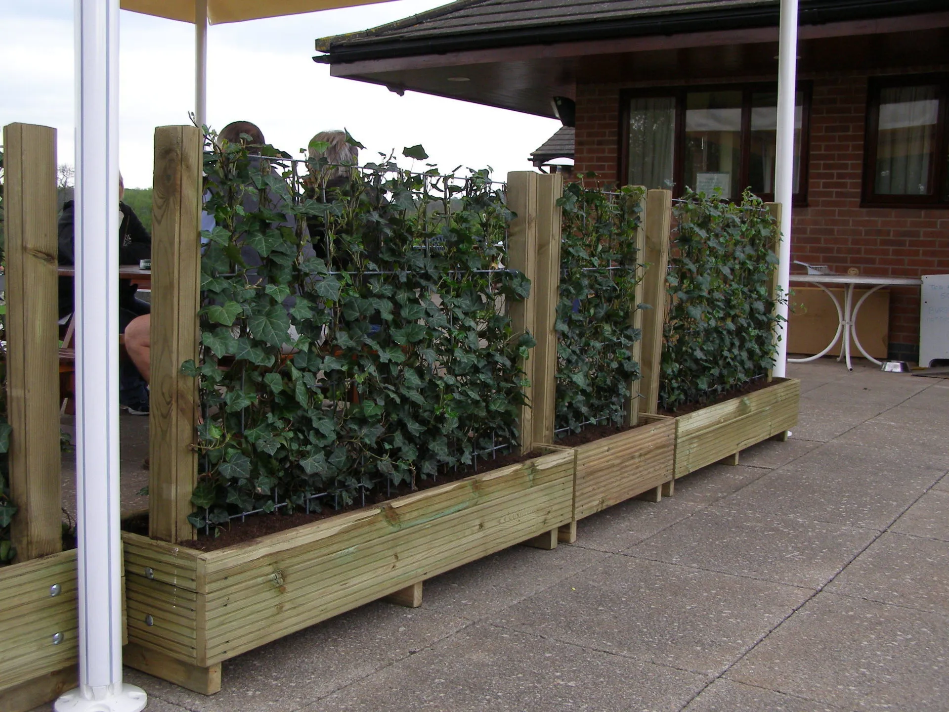 Timber Planter Boxes detail